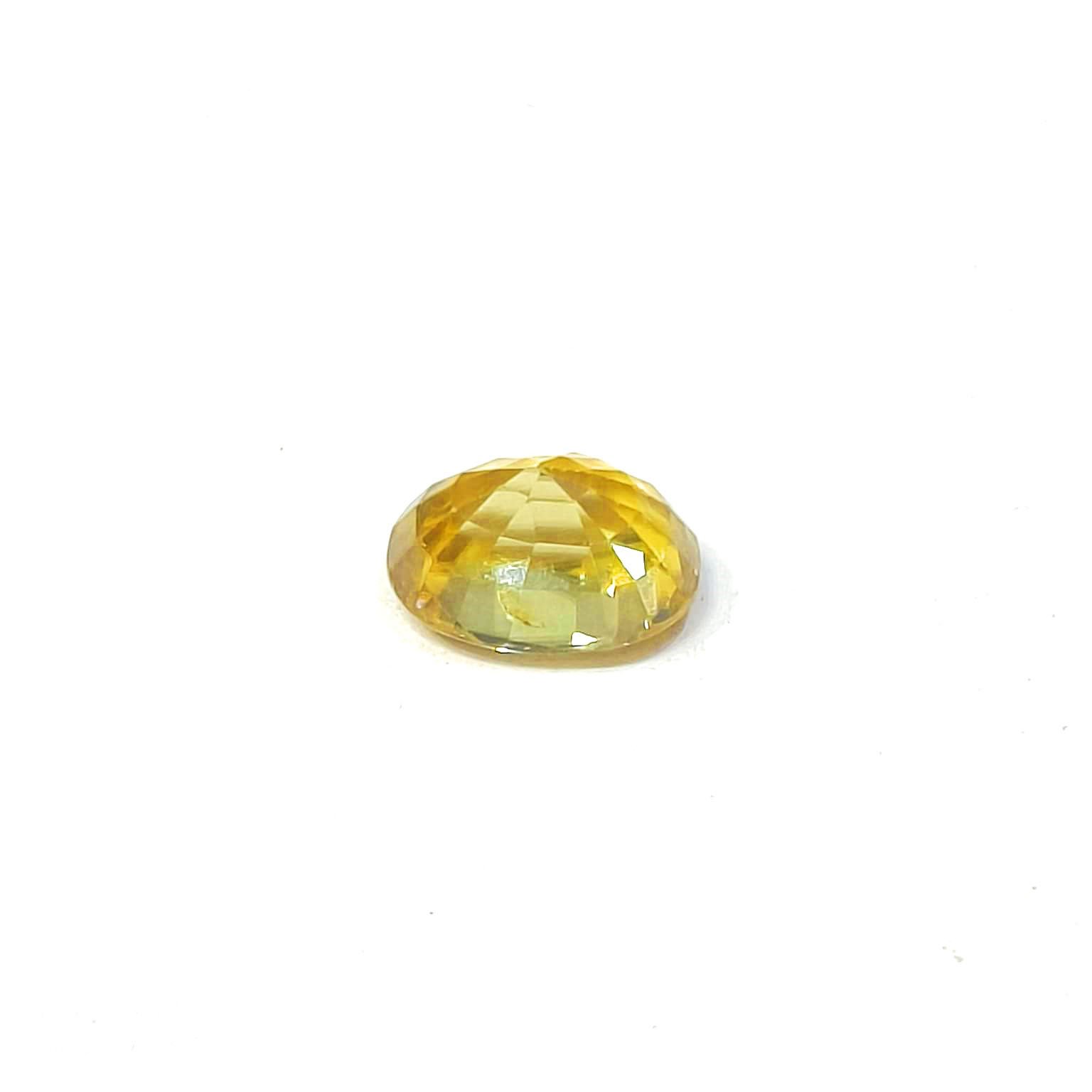 Yellow zircon