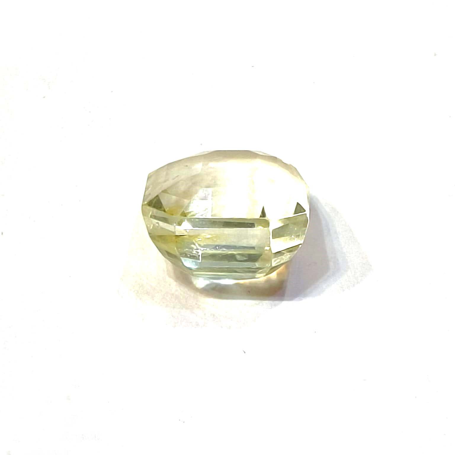 Yellow natural sapphire